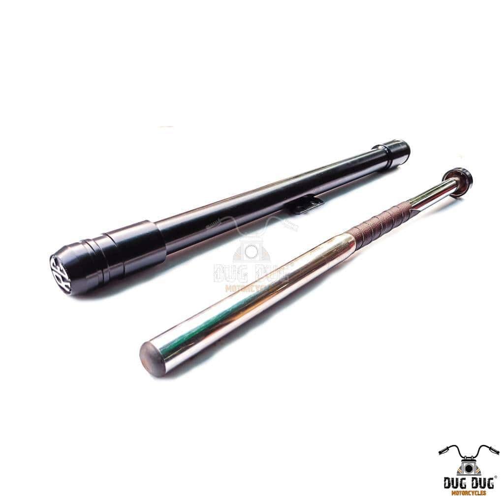 Dug Dug Self Defense Baseball Bat Leg Guard Single Rod for Royal Enfield Classic Reborn/Meteor 350
