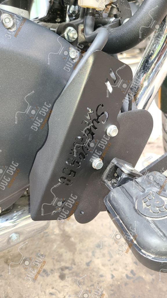 Dug Dug Rear Disk Pump Guard for Royal Enfield Super Meteor 650